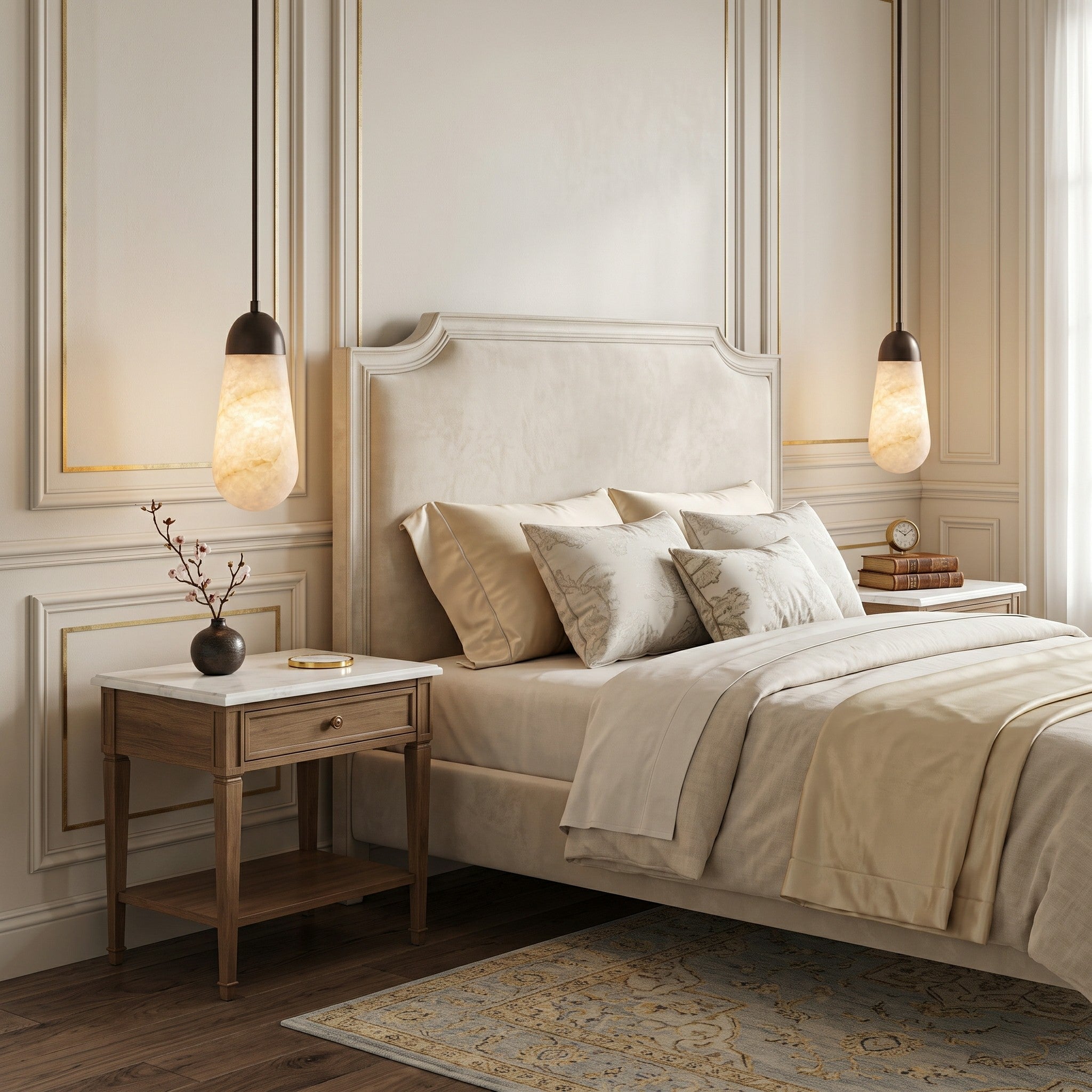 Lariat Alabaster Pendant Lamp