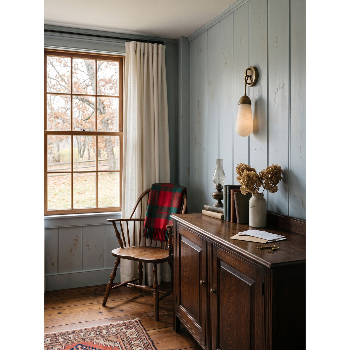 Lariat Alabaster Wall Sconce