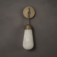 Load image into Gallery viewer, Lariat Alabaster Wall Sconce
