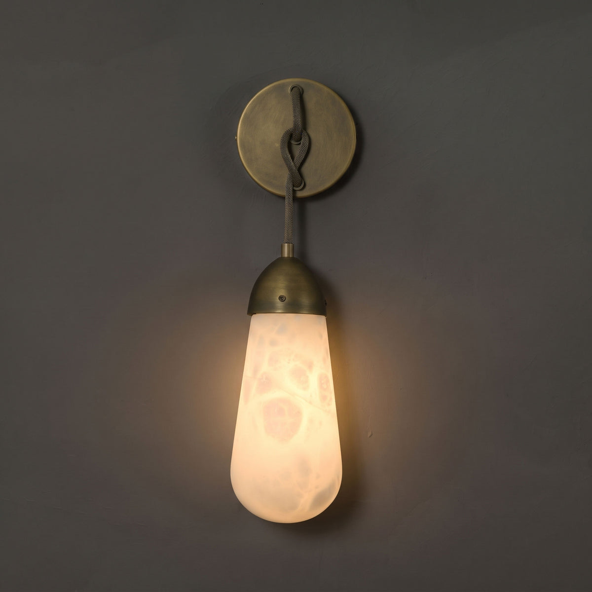 Lariat Alabaster Wall Sconce