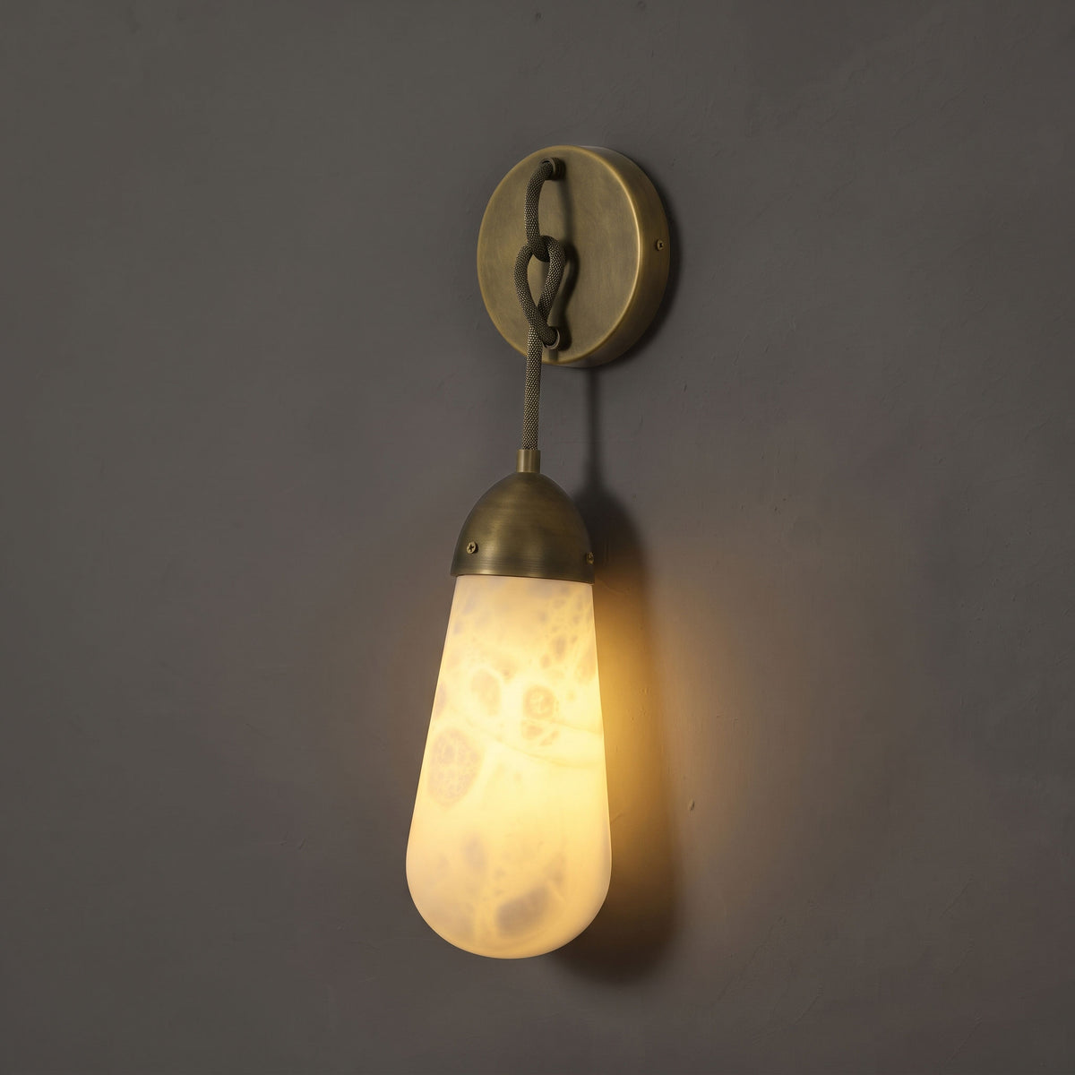 Lariat Alabaster Wall Sconce