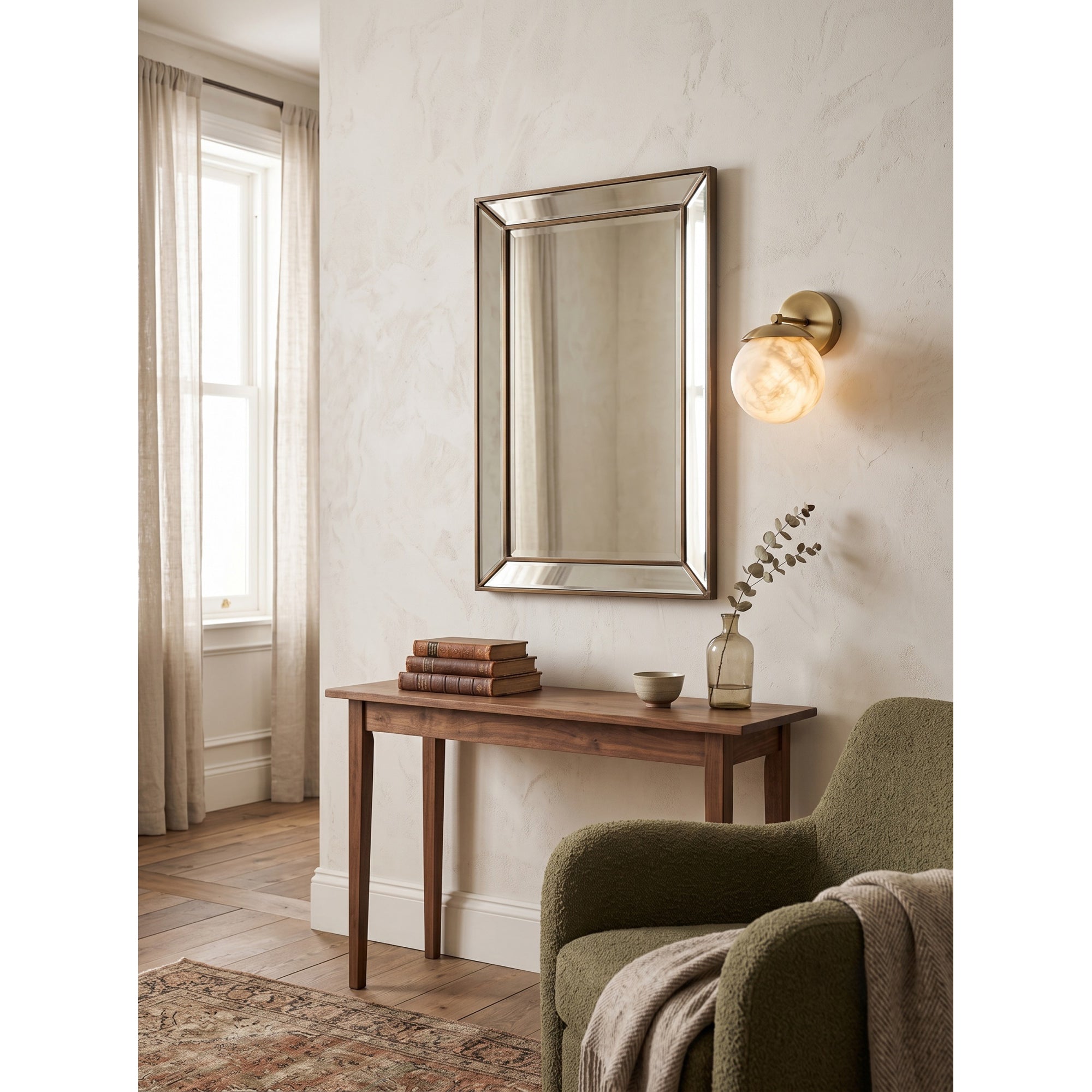 Lark Julep Alabaster Wall Sconce