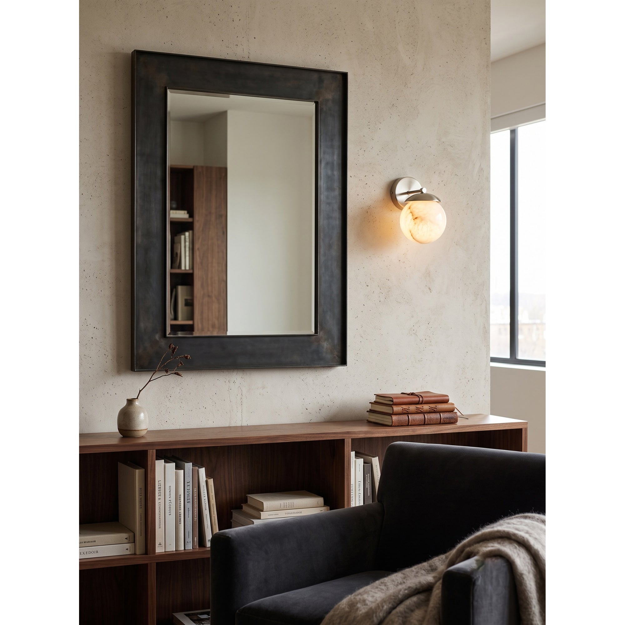 Lark Julep Alabaster Wall Sconce