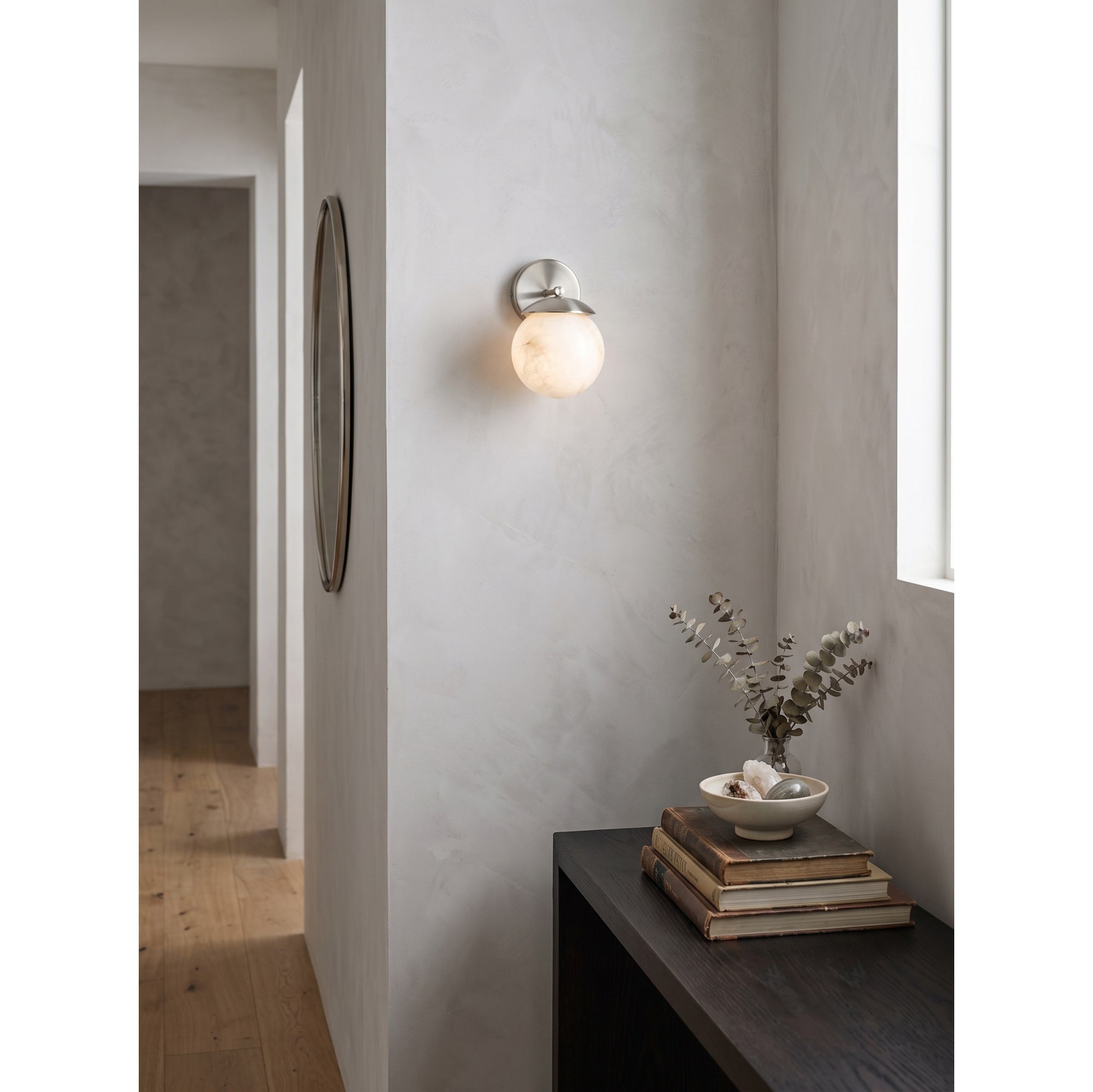 Lark Julep Alabaster Wall Sconce