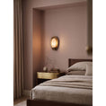 Load image into Gallery viewer, Laurel Blossom Alabaster Wall Sconce
