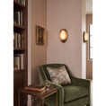 Load image into Gallery viewer, Laurel Blossom Alabaster Wall Sconce
