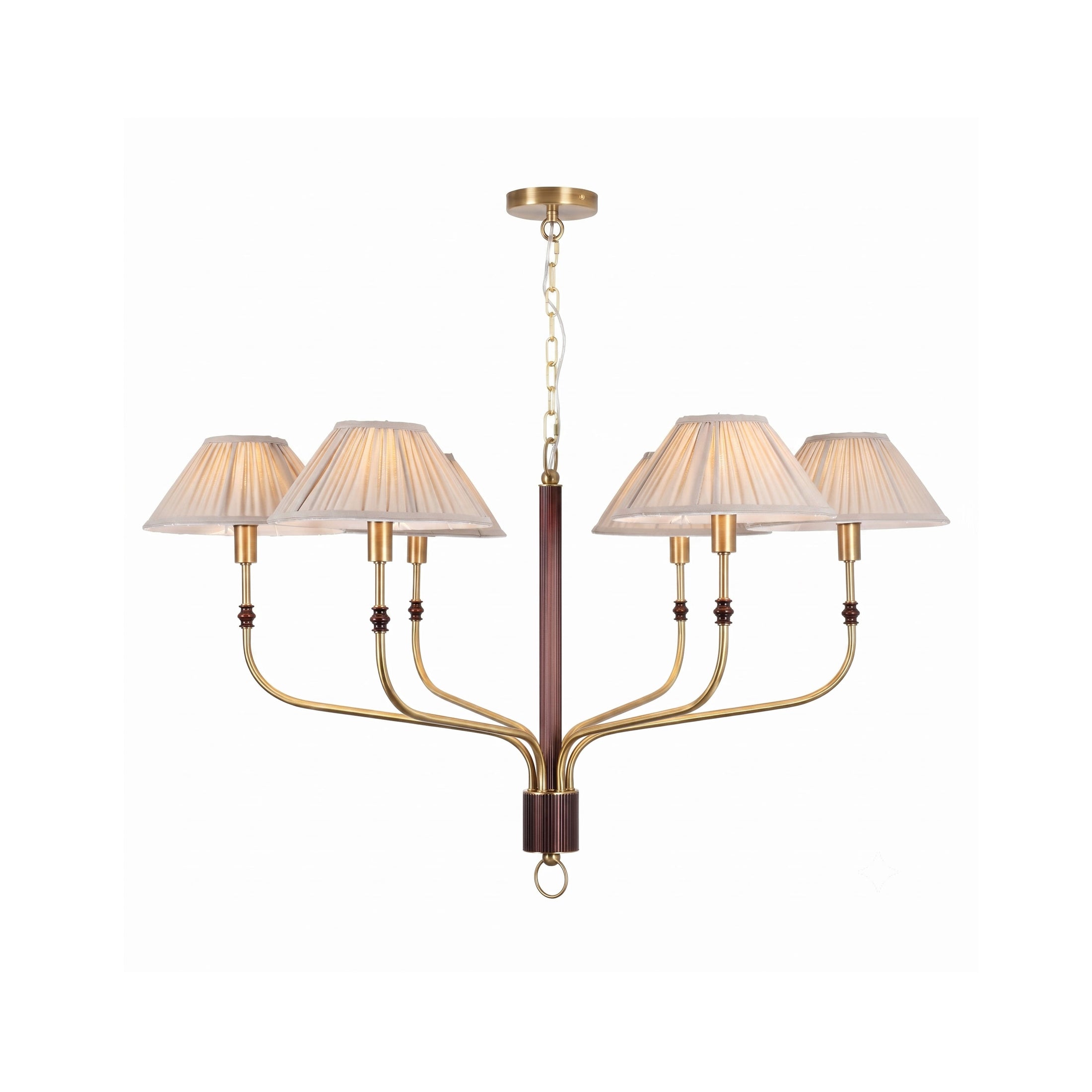 Laurent Pleated Chandelier