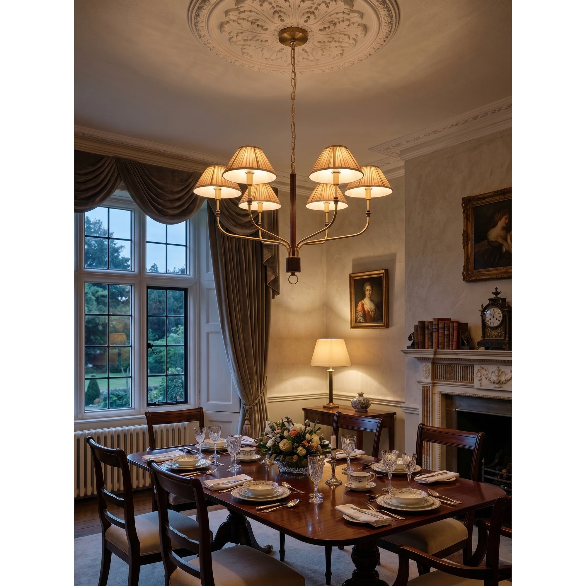 Laurent Pleated Chandelier