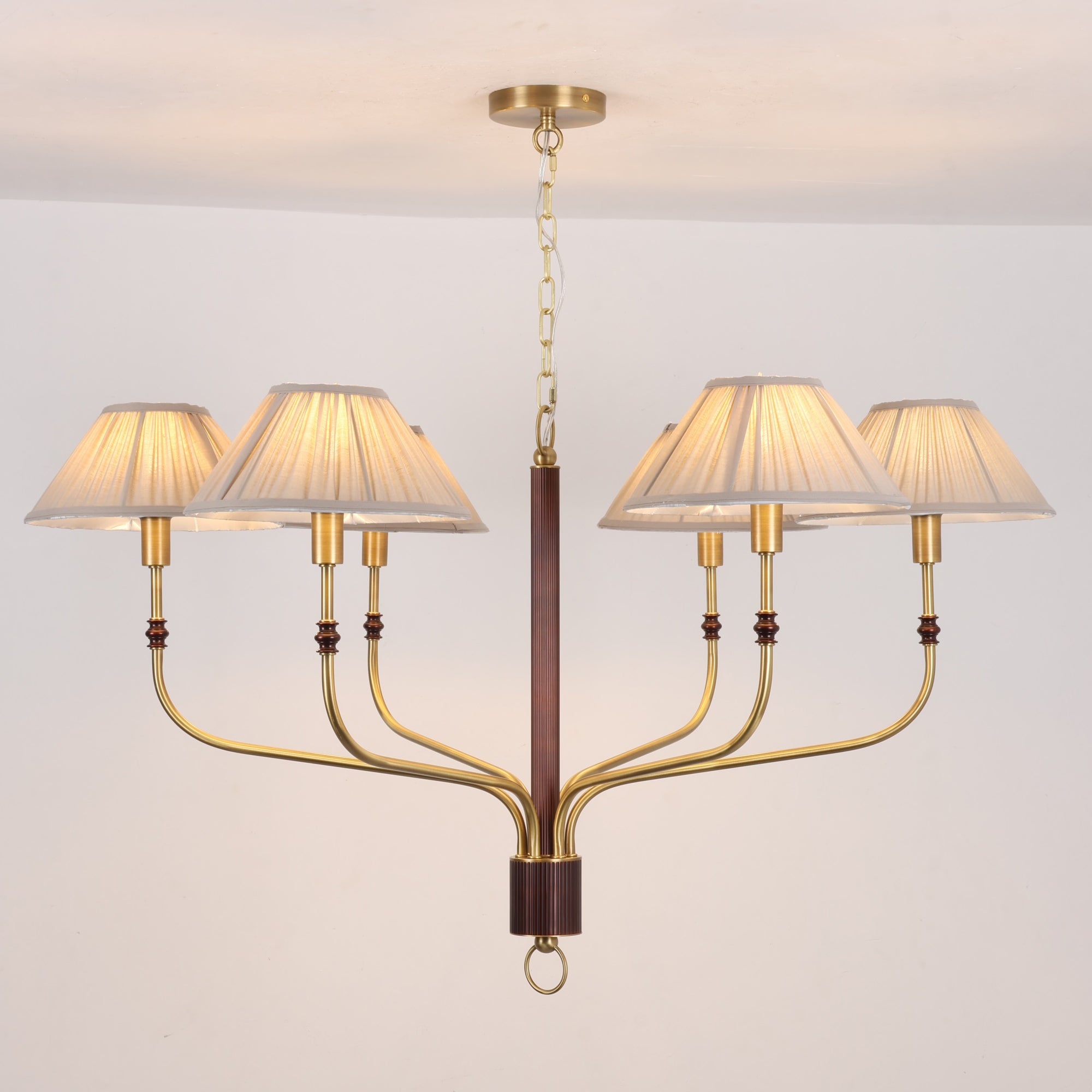 Laurent Pleated Chandelier