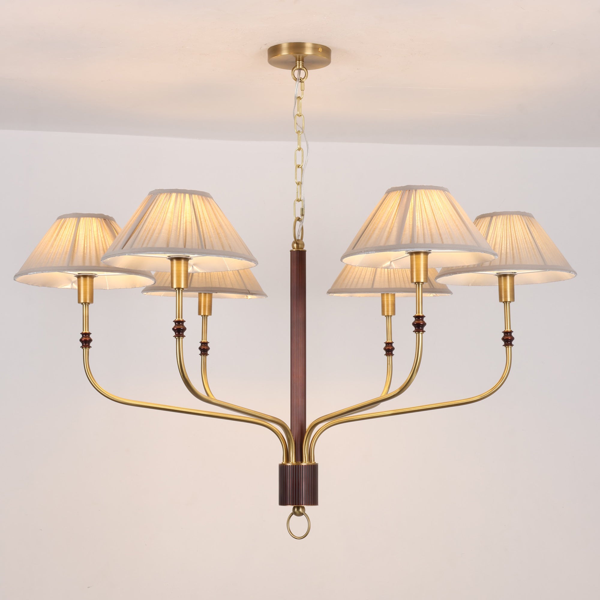 Laurent Pleated Chandelier