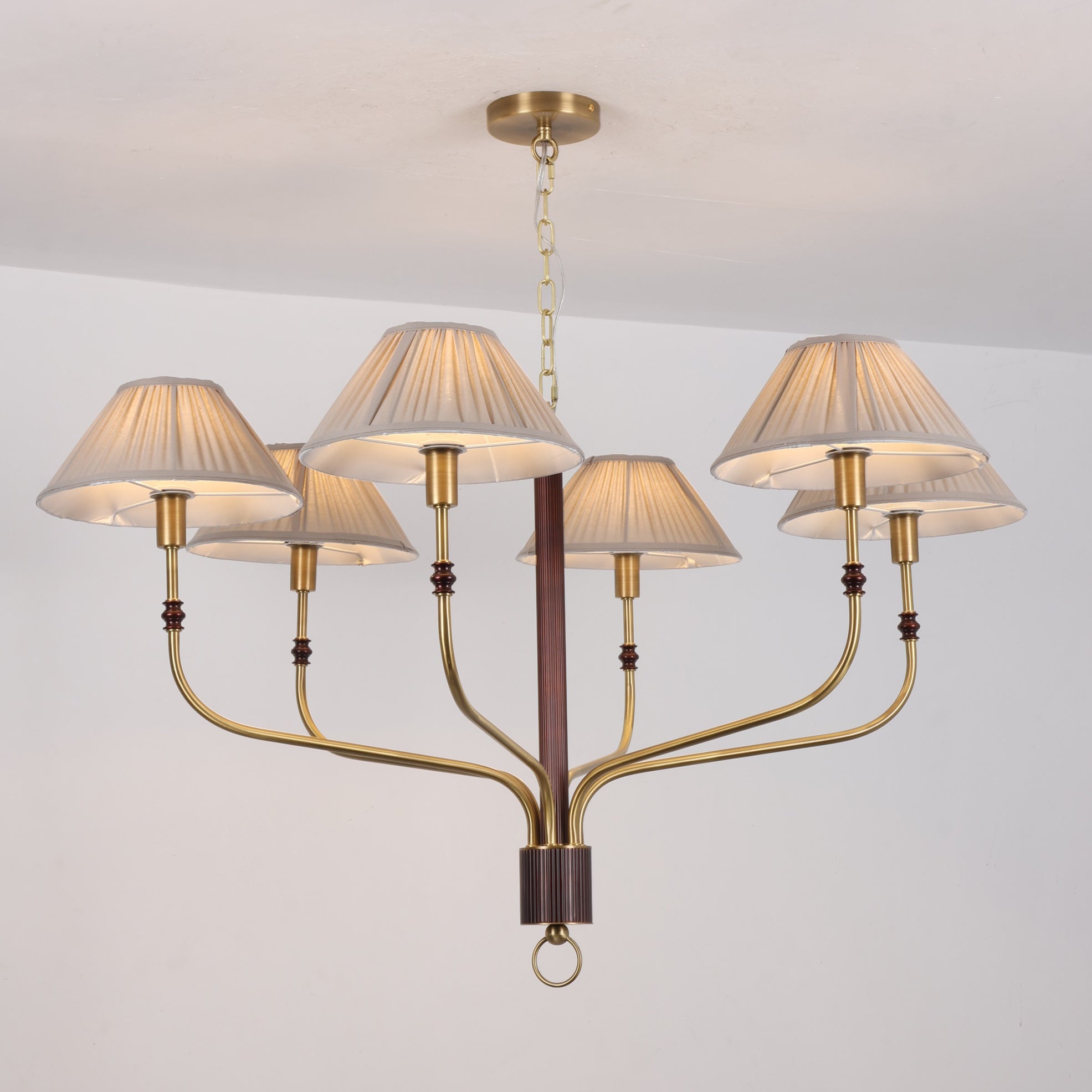 Laurent Pleated Chandelier