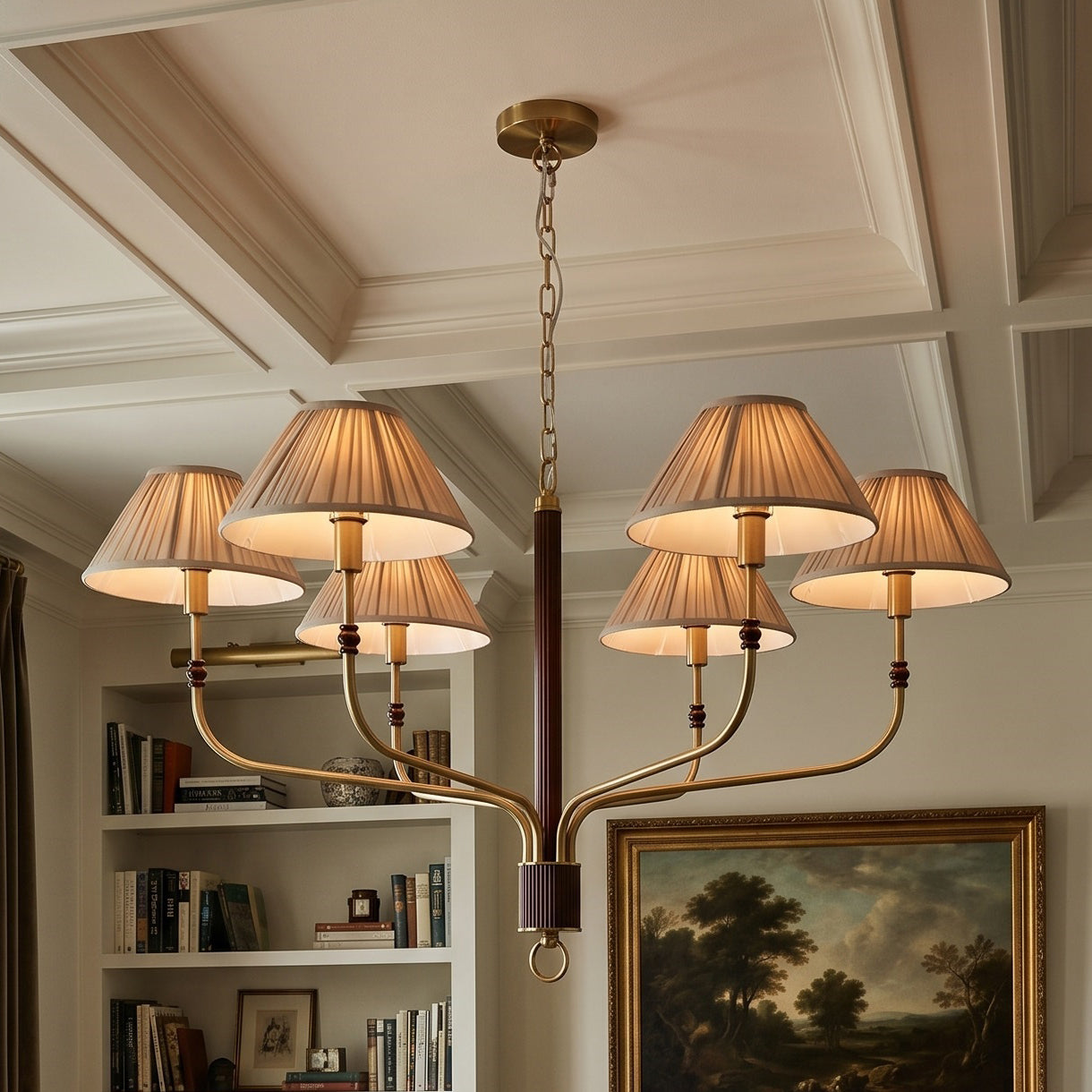 Laurent Pleated Chandelier