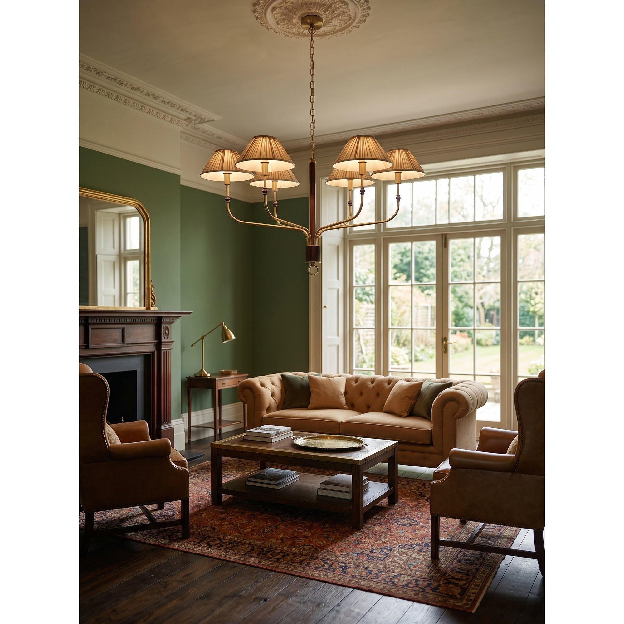 Laurent Pleated Chandelier