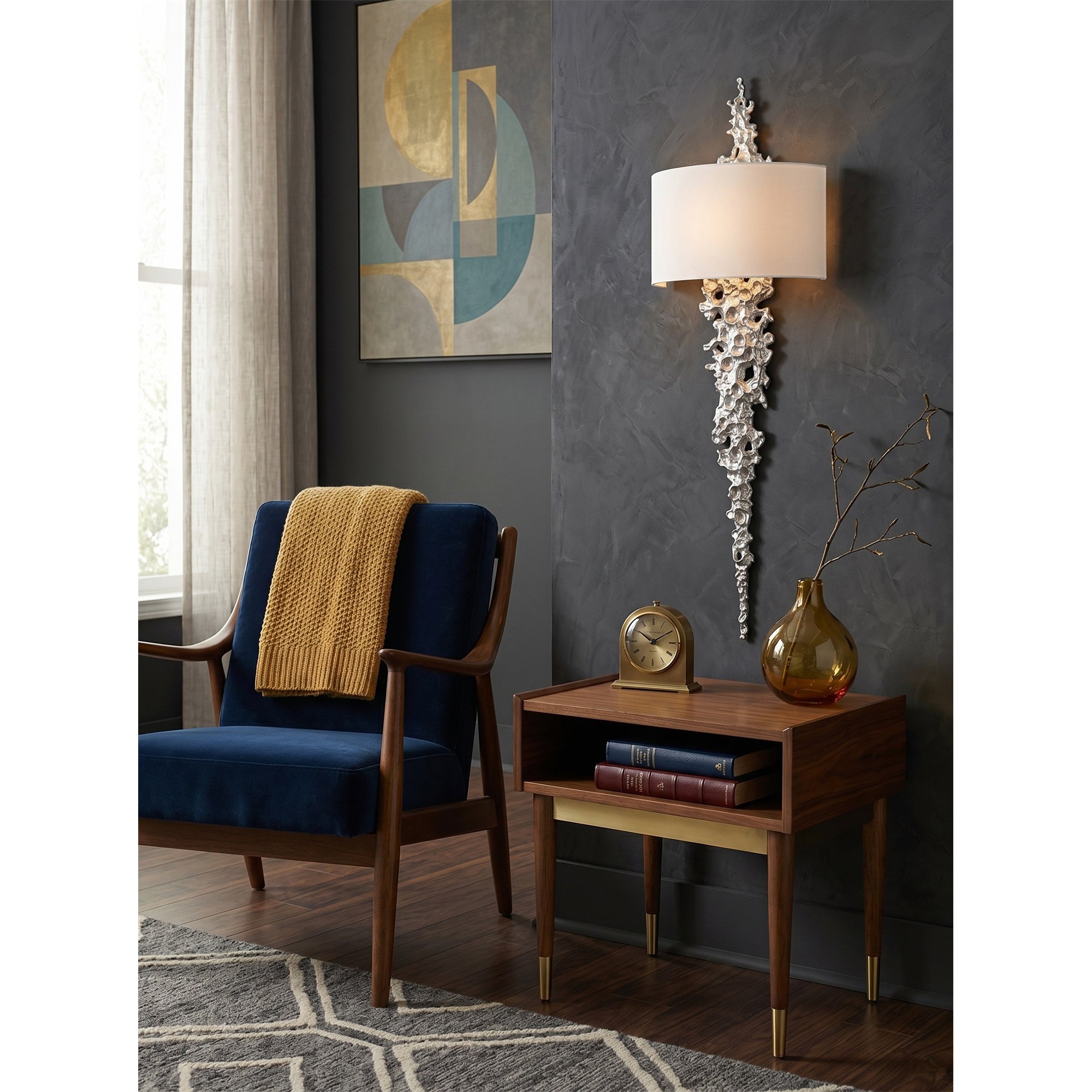 Lava Brass Wall Sconce