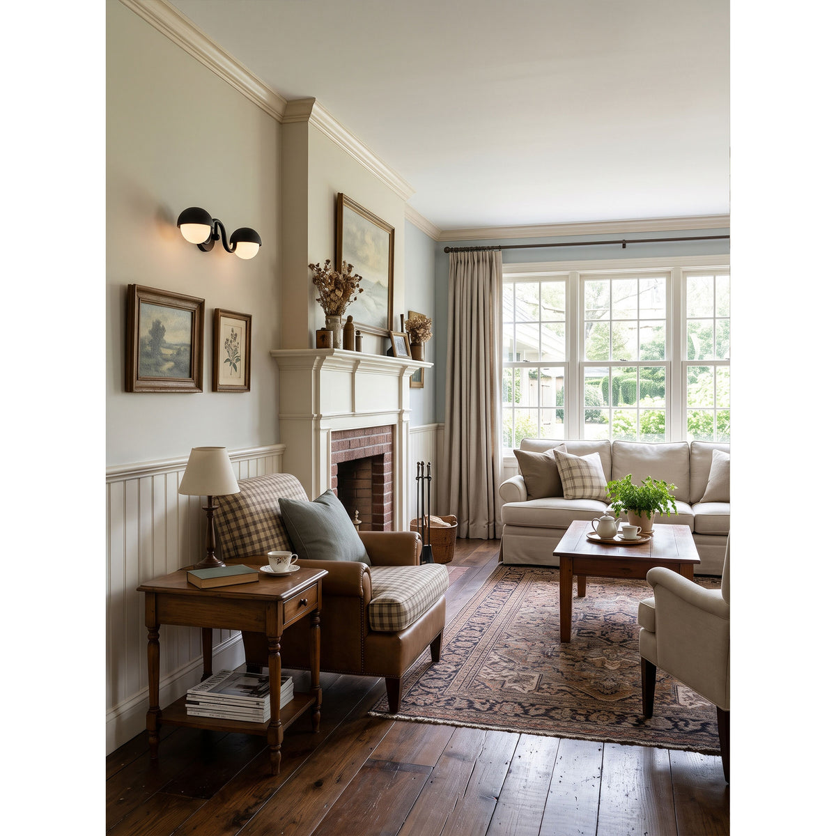 Applique murale double Lenox
