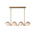 Charger l'image dans la visionneuse de la galerie, Lenox Linear Alabaster Chandelier
