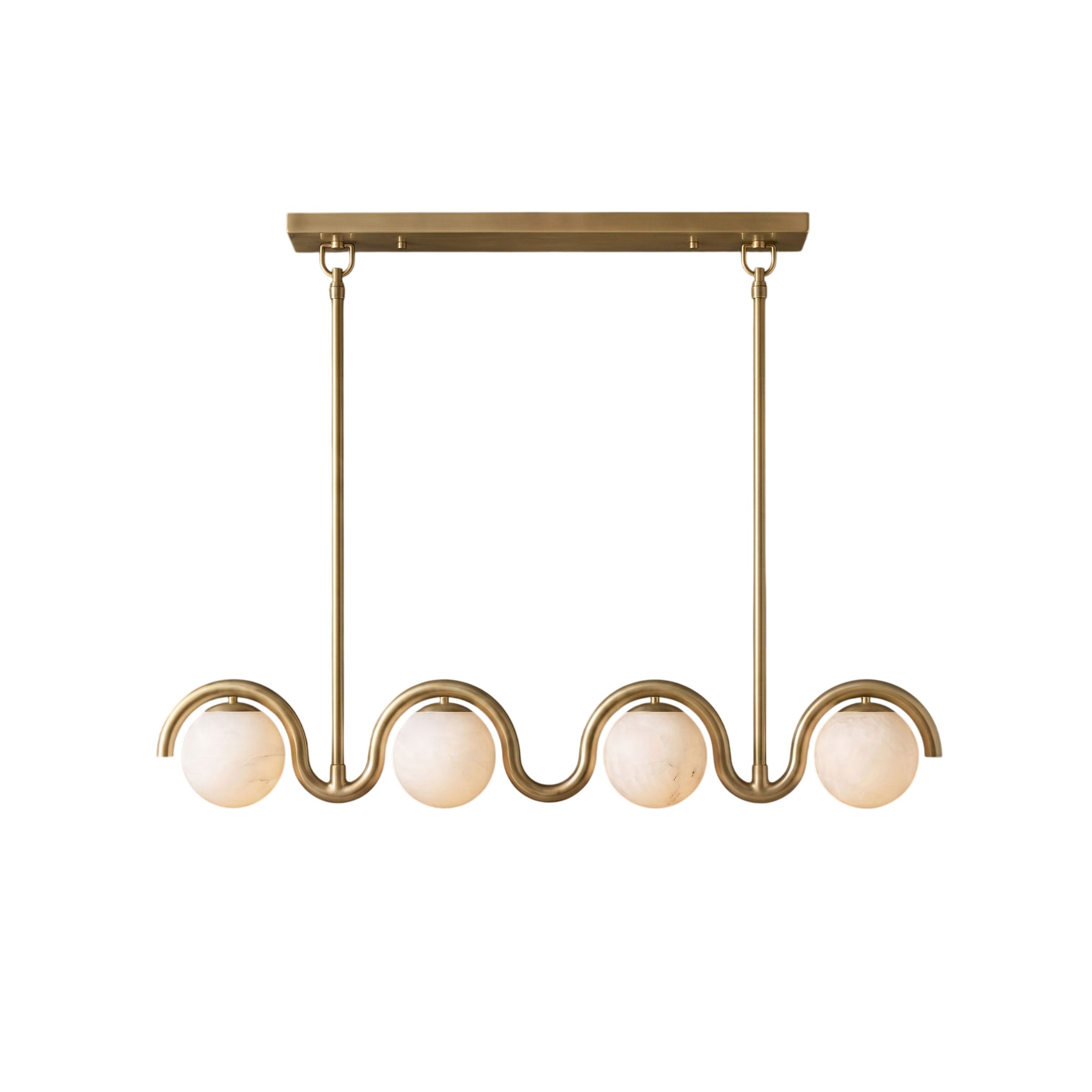 Lenox Linear Alabaster Chandelier