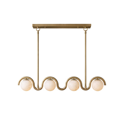 Lenox Linear Alabaster Chandelier