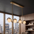 Charger l'image dans la visionneuse de la galerie, Lenox Linear Alabaster Chandelier
