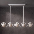 Charger l'image dans la visionneuse de la galerie, Lenox Linear Alabaster Chandelier
