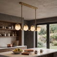 Charger l'image dans la visionneuse de la galerie, Lenox Linear Alabaster Chandelier
