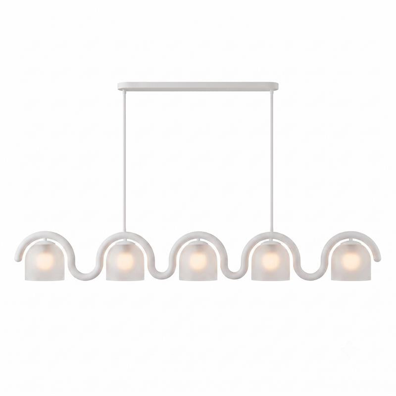 Lenox Linear Glass Chandelier