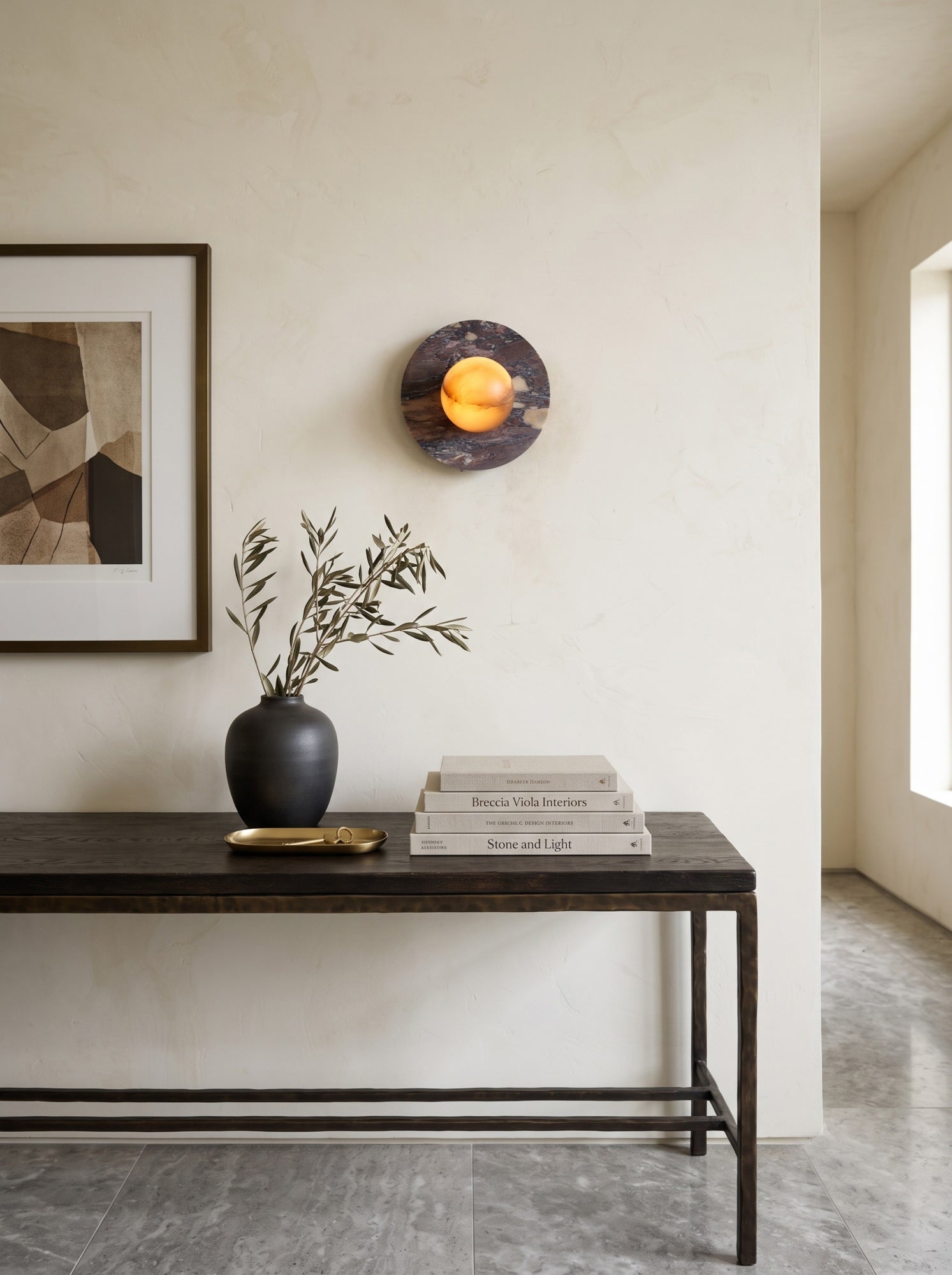 Leora Stone Wall Sconce