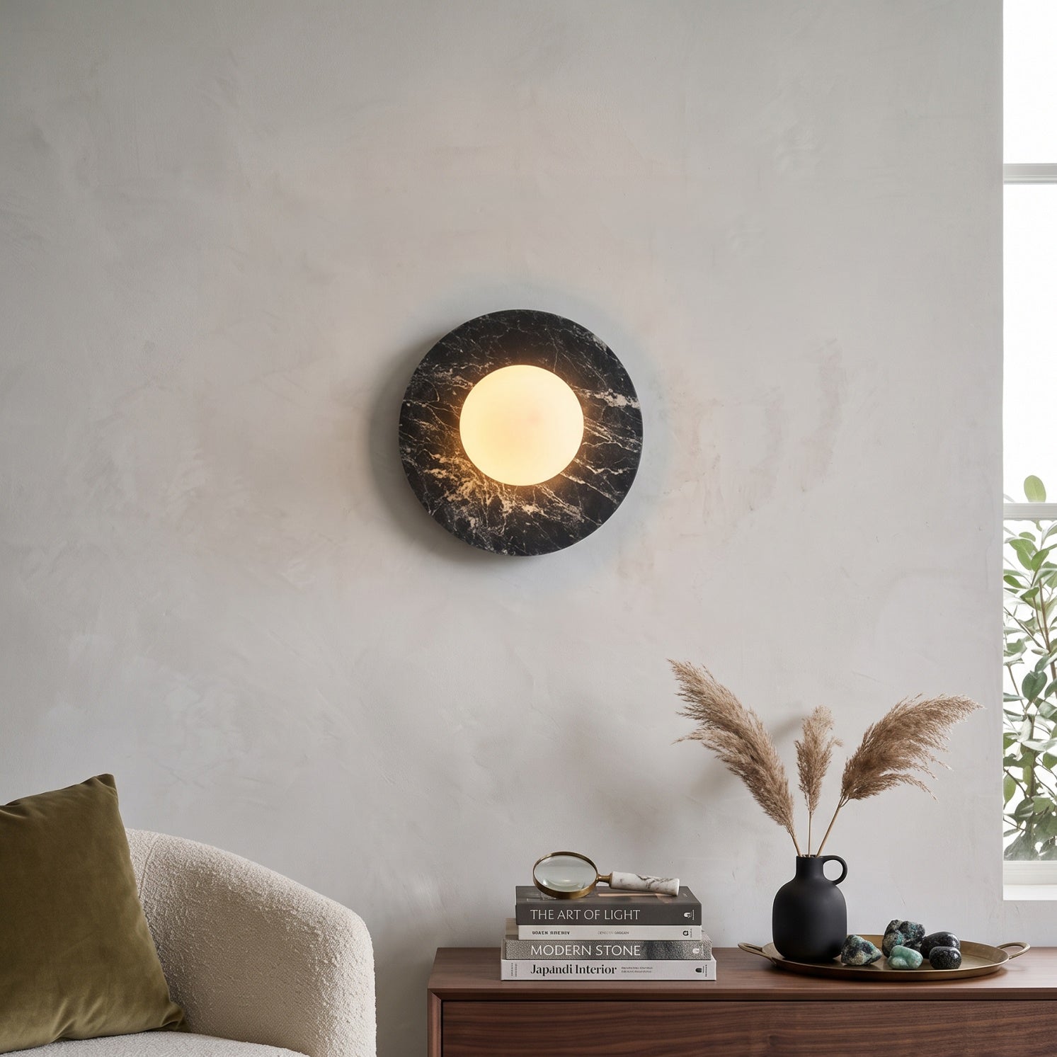 Leora Stone Wall Sconce