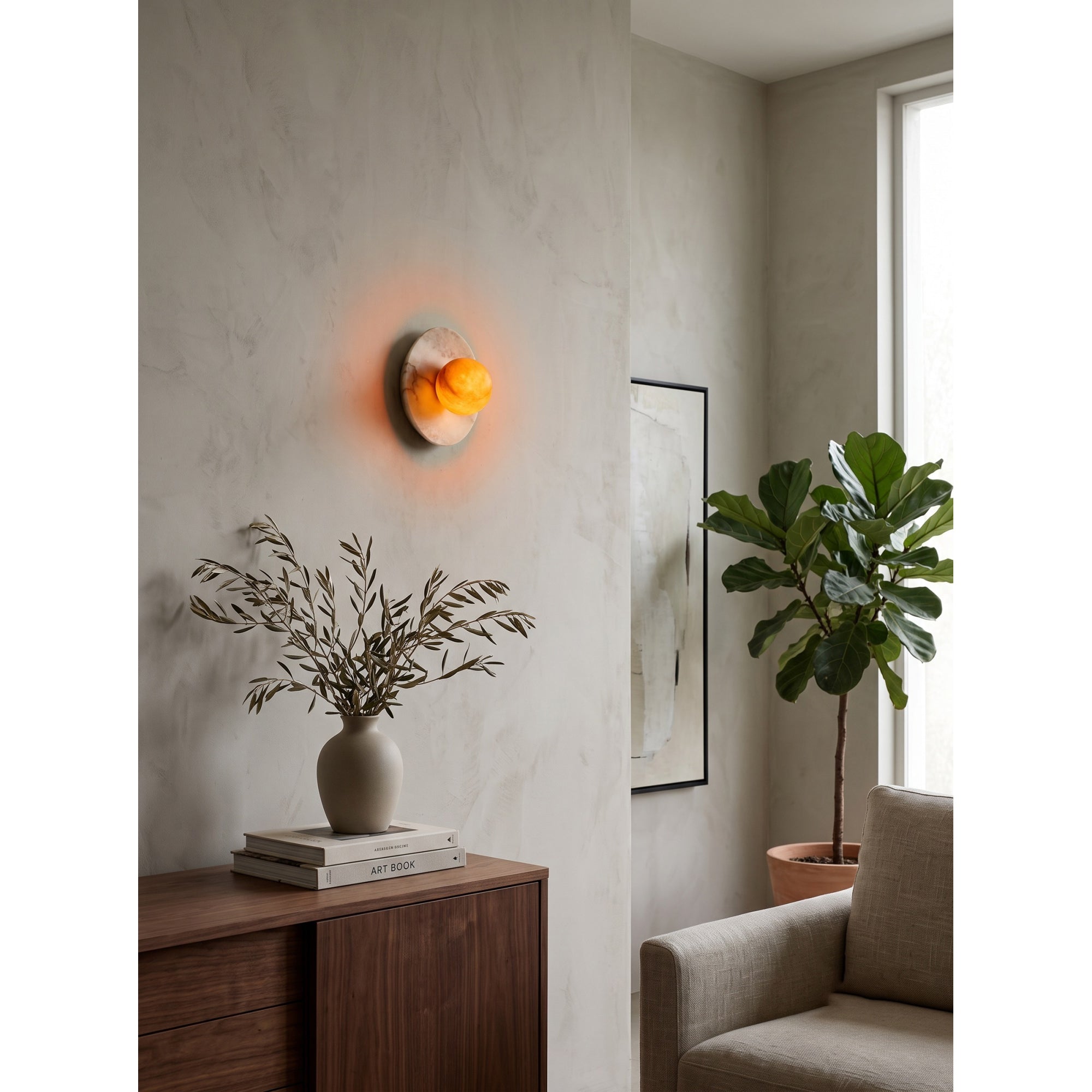 Leora Stone Wall Sconce