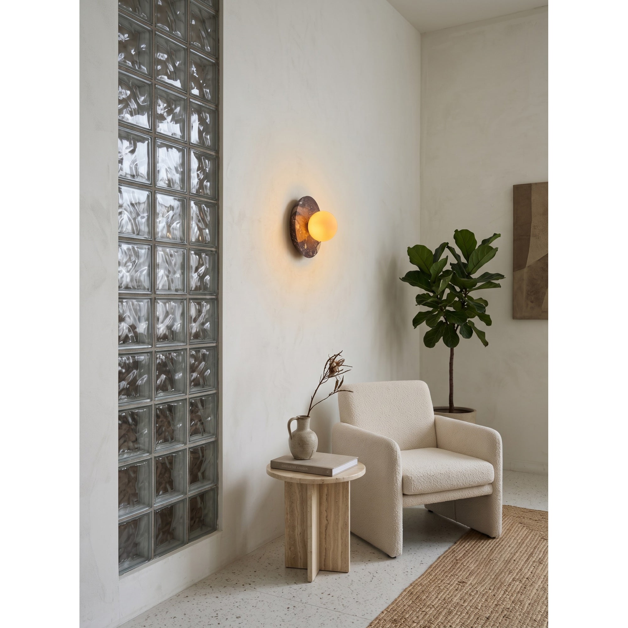 Leora Stone Wall Sconce