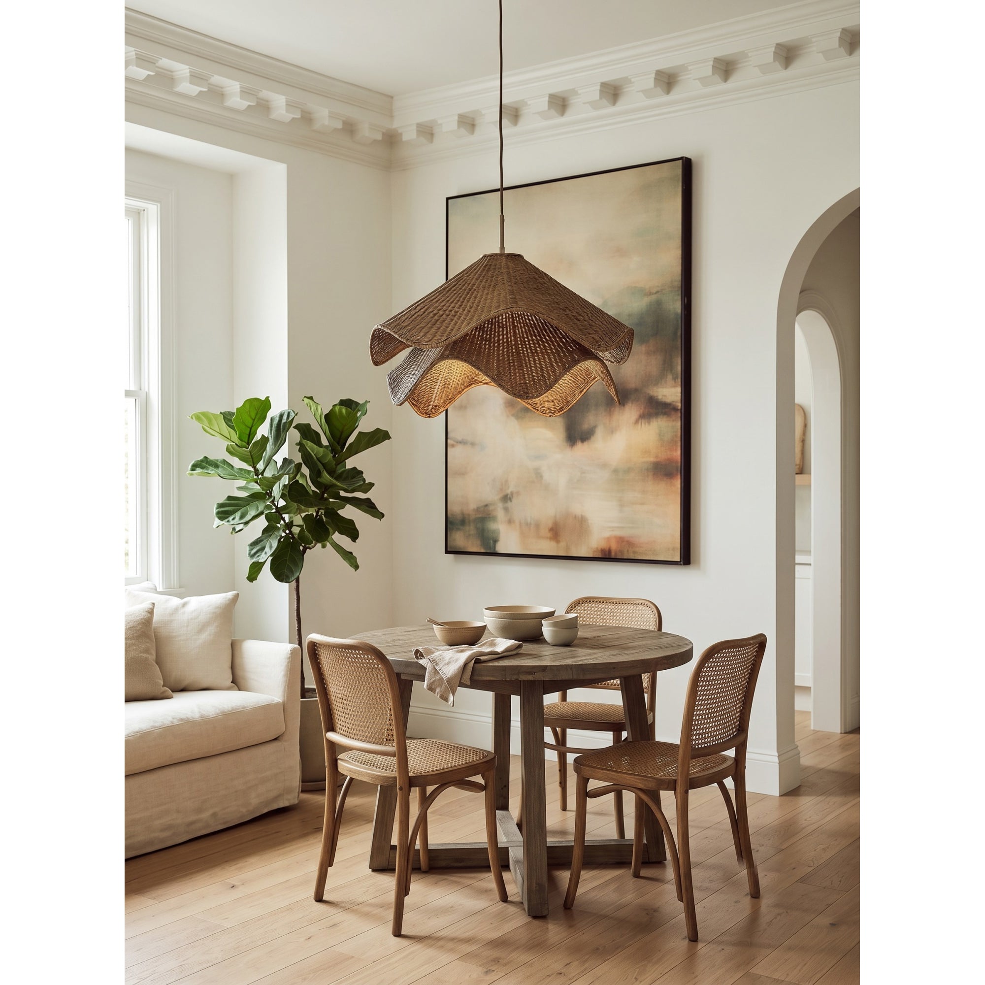 Lia Rattan Pendant Lamp