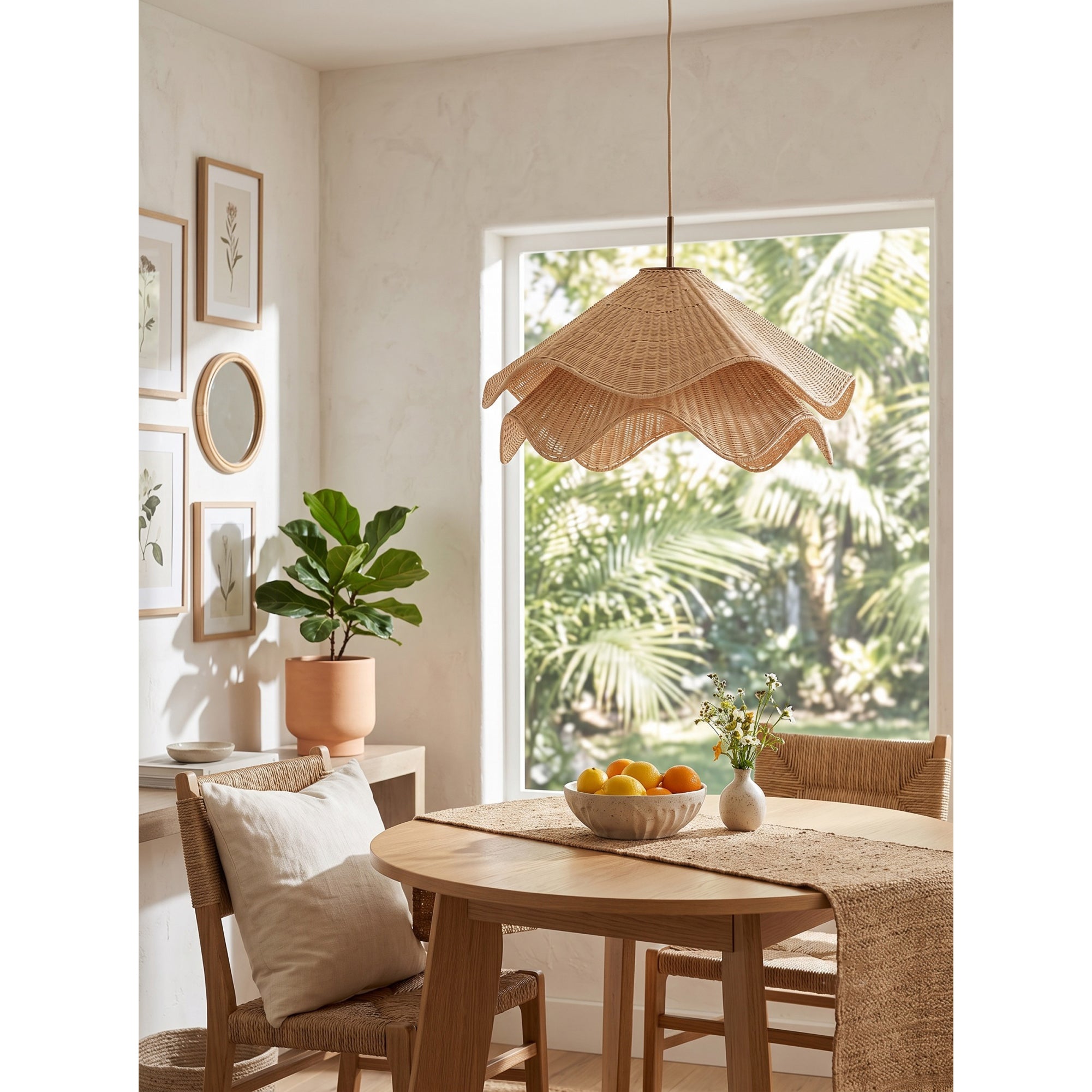 Lia Rattan Pendant Lamp