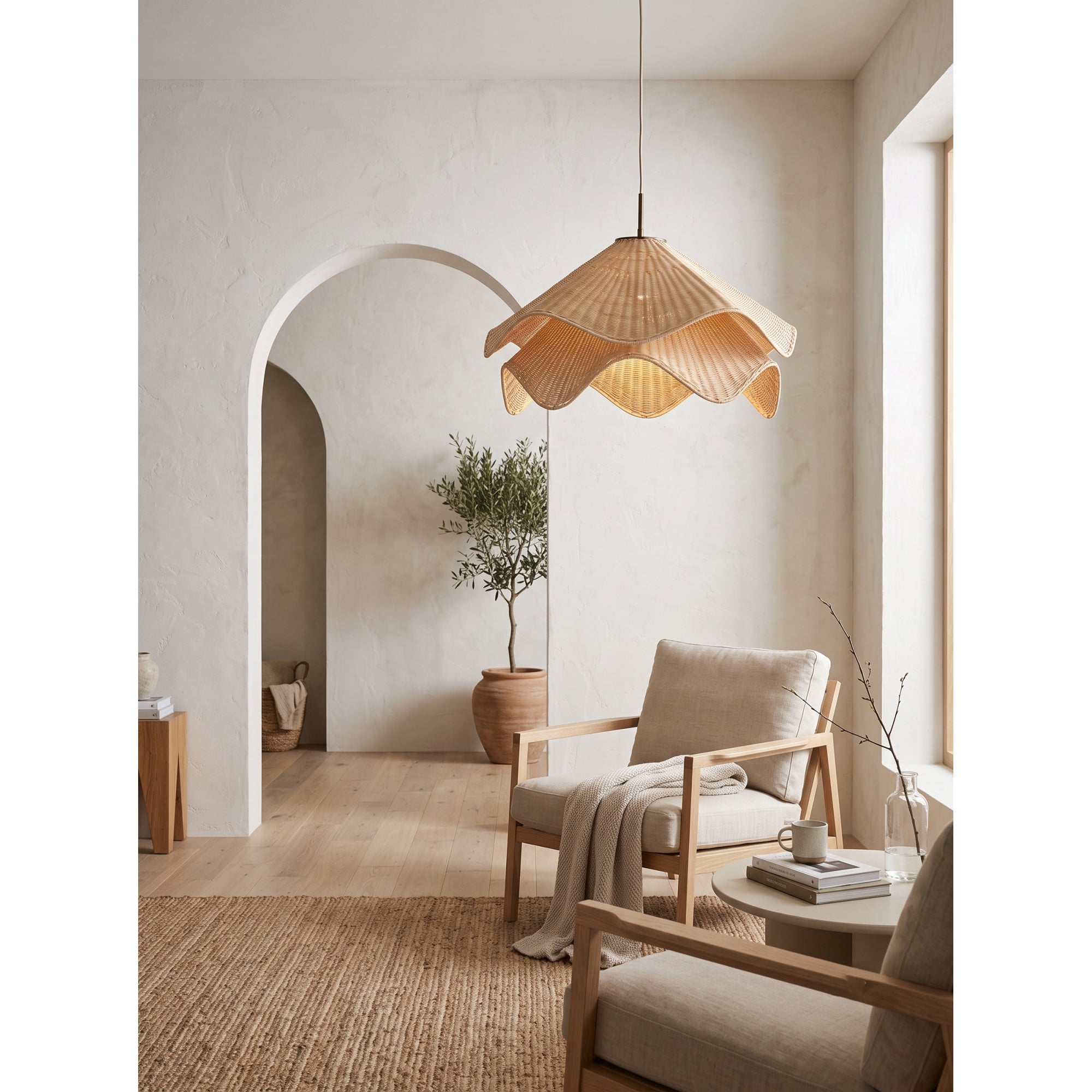 Lia Rattan Pendant Lamp