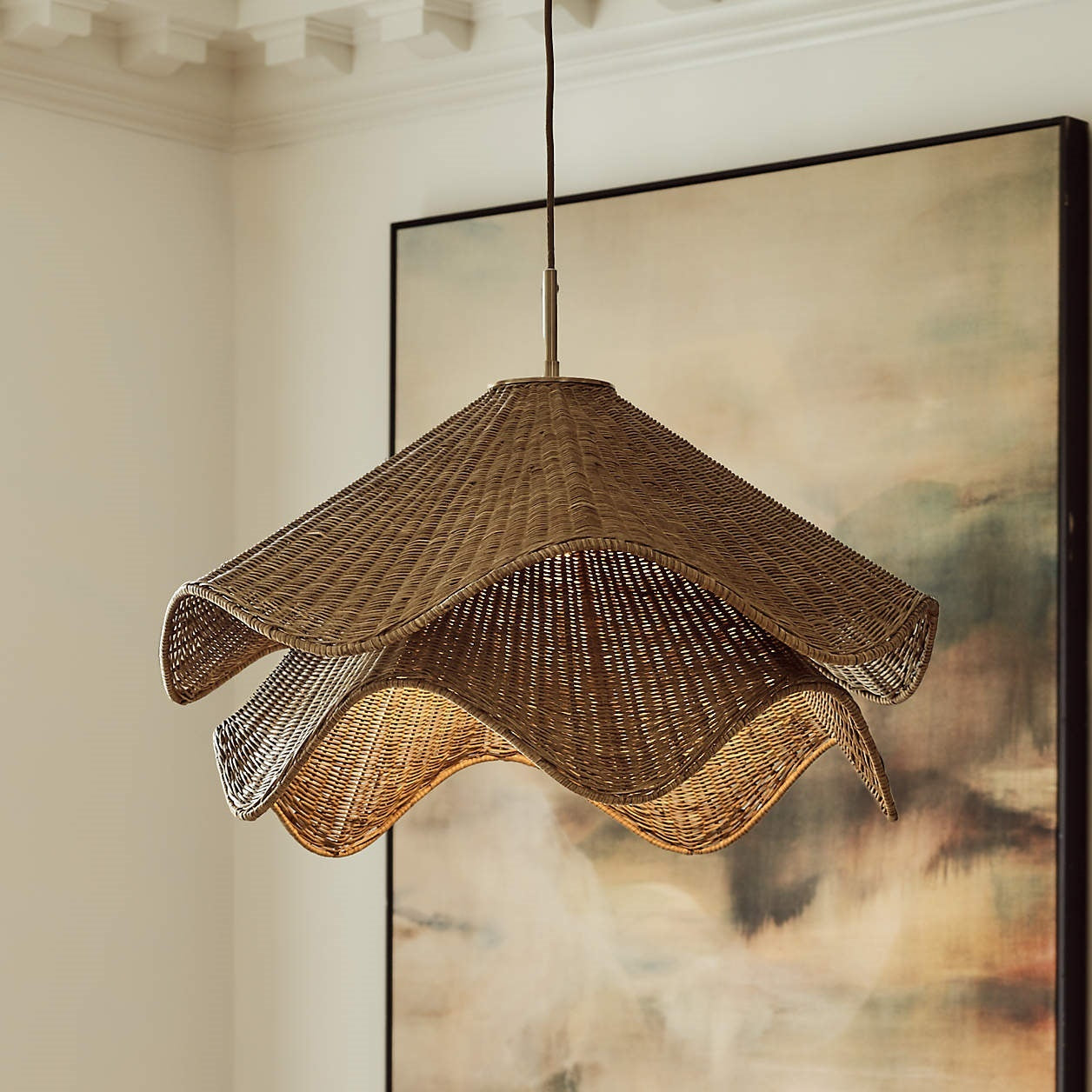 Lia Rattan Pendant Lamp