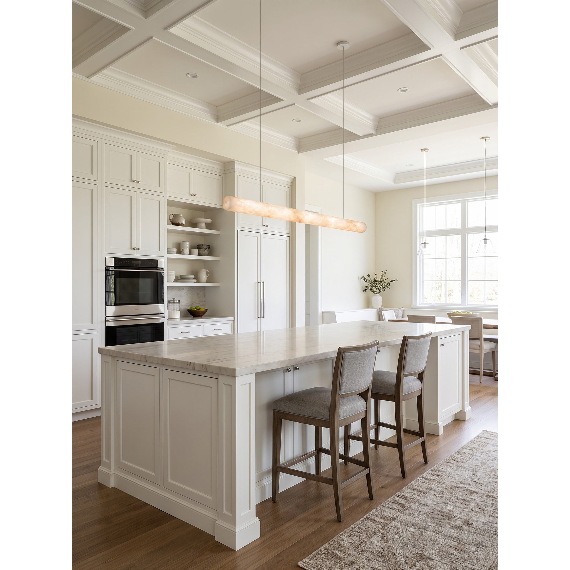 Liorvane Alabaster Linear Pendant Lamp