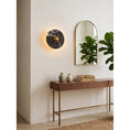 Load image into Gallery viewer, Lucie Black Gold Marble Wall Sconce
