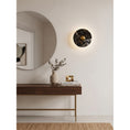 Load image into Gallery viewer, Lucie Black Gold Marble Wall Sconce
