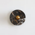 Load image into Gallery viewer, Lucie Black Gold Marble Wall Sconce
