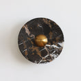 Load image into Gallery viewer, Lucie Black Gold Marble Wall Sconce

