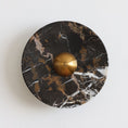 Load image into Gallery viewer, Lucie Black Gold Marble Wall Sconce
