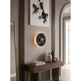 Load image into Gallery viewer, Lucie Black Gold Marble Wall Sconce
