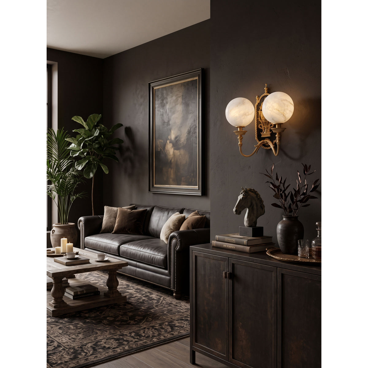 Lucille Alabaster Wall Sconce