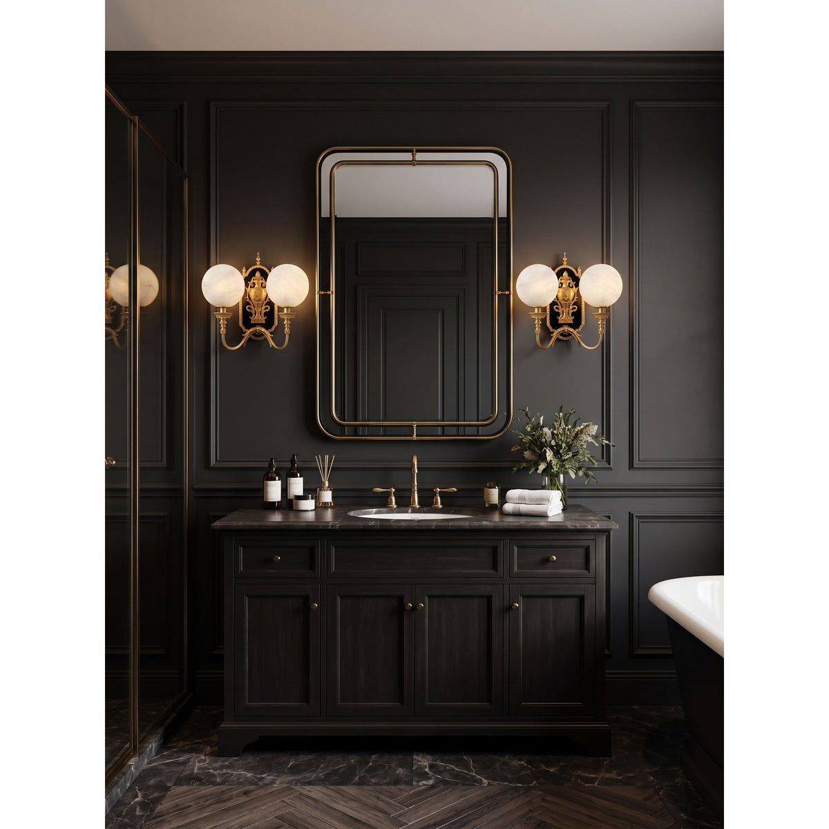 Lucille Alabaster Wall Sconce