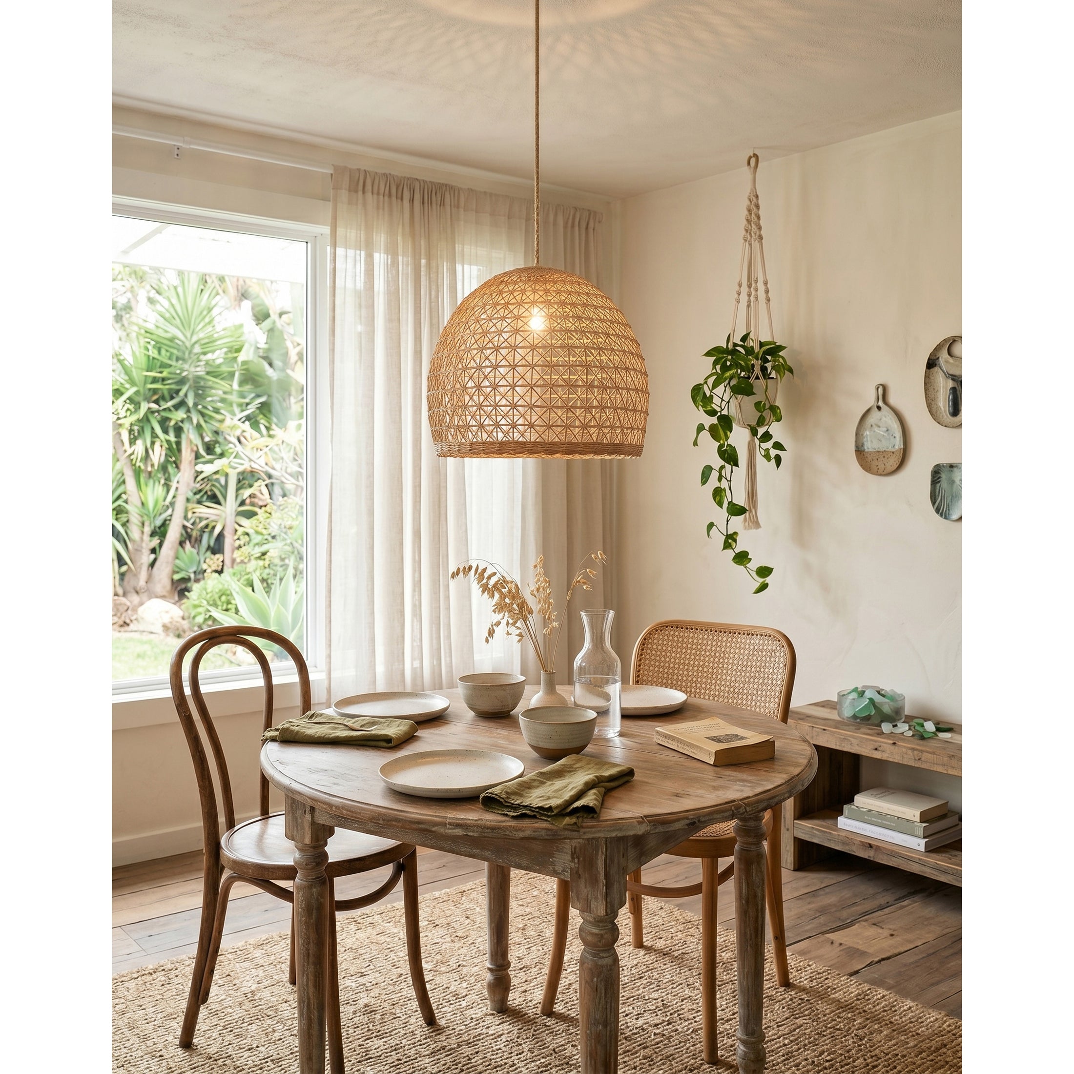 Lumiere Rattan Pendant Lamp