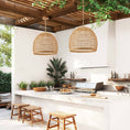Load image into Gallery viewer, Lumiere Rattan Pendant Lamp

