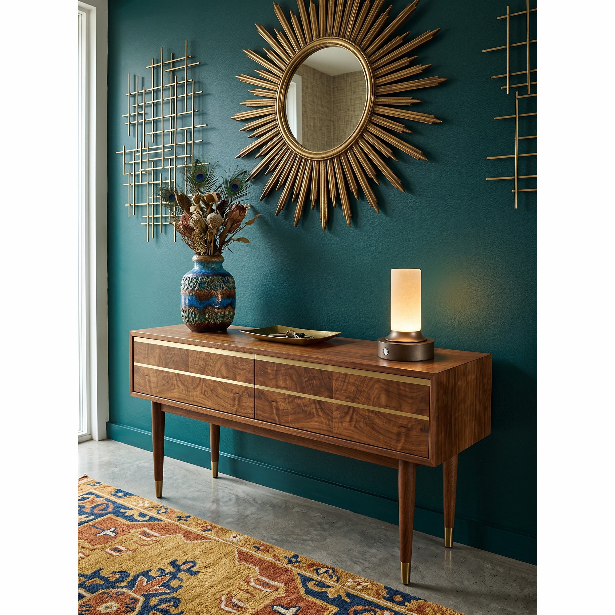 Lunerva Alabaster Table Lamp (Built-in Battery)