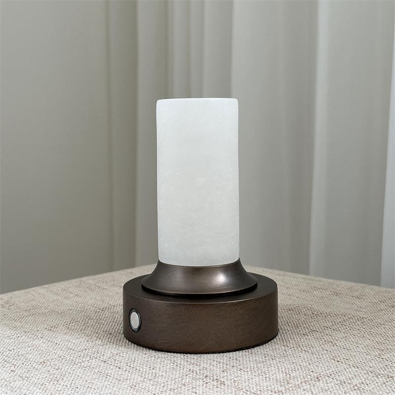 Lunerva Alabaster Table Lamp (Built-in Battery)