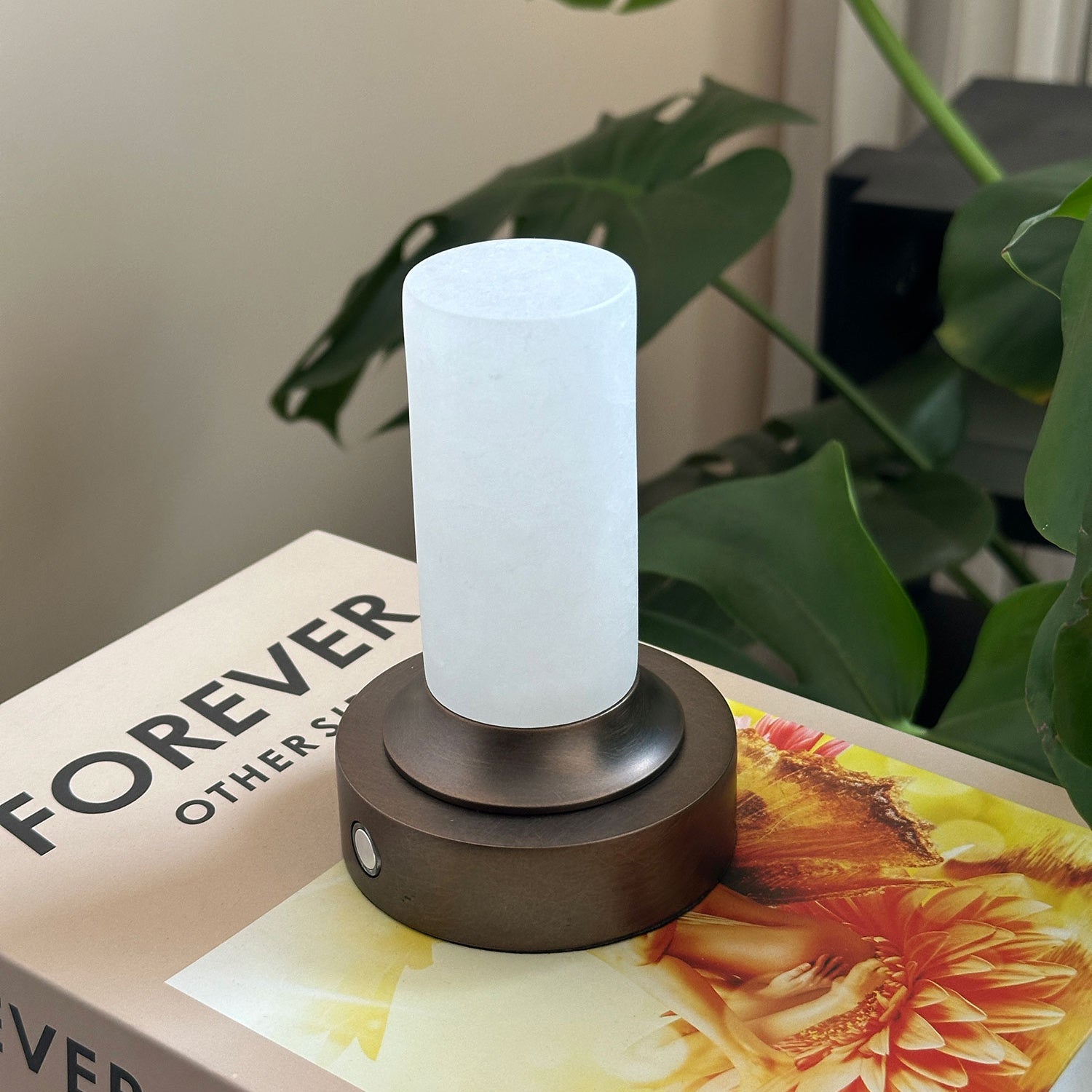 Lunerva Alabaster Table Lamp (Built-in Battery)