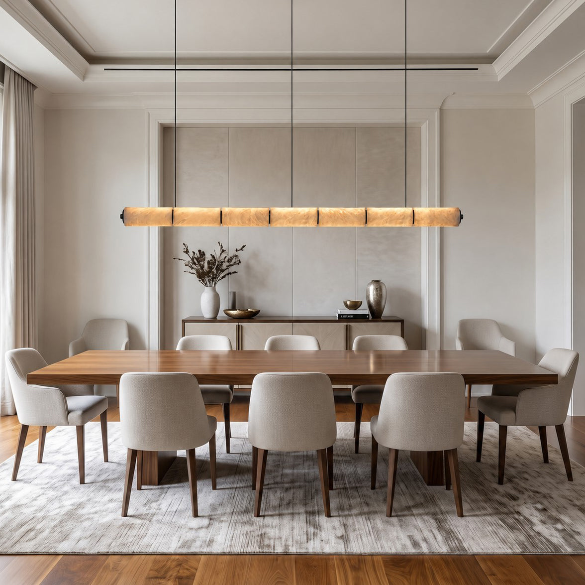 Lunvex Alabaster Linear Pendant Lamp