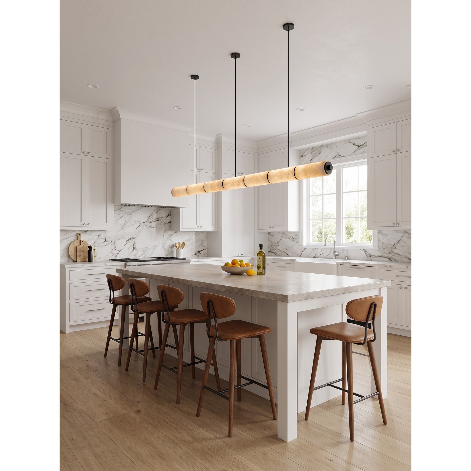 Lunvex Alabaster Linear Pendant Lamp